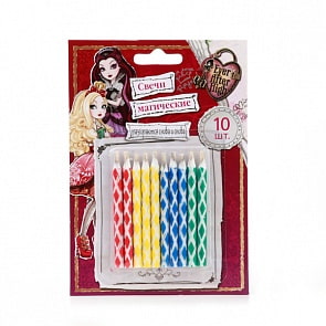 Набор из 10-и магических свечей для торта - Ever After High (Веселый праздник, SVM10-EAHsim)