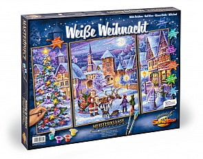 Раскраска по номерам – триптих Рождество, 50 х 80 см (Schipper, 9260730)