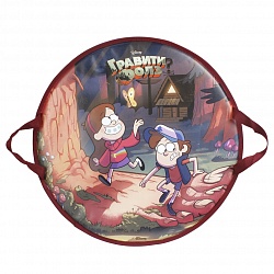 Ледянка Disney - Гравити Фолз, круглая 52 см (1Toy, Т13893) - миниатюра