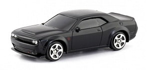 Металлическая машина - Dodge Challenger SRT Demon 2018, 1:64, черный матовый (RMZ City, 344034SM)