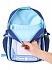 Детский рюкзак U18-15 с космонавтами, цвет – синий  - миниатюра №4