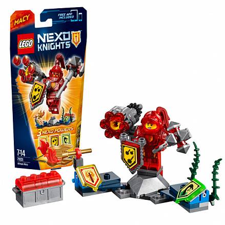 Lego Nexo Knights. Мэйси – Абсолютная сила 
