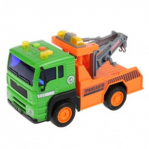 Инерционная машина - Автотягач, длина 17 см, свет, звук (Технопарк, WY541Bsim)