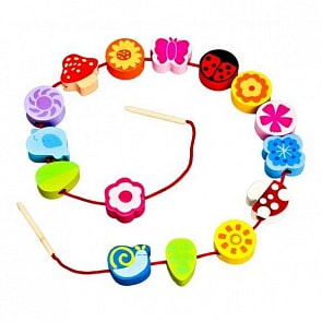 Шнуровка - бусы Цветы (Mapacha, 76517)
