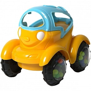 Машинка-неразбивайка, сине-желтая (Baby Trend, 900002st)