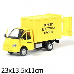 Инерционная машина Газель "Express доставка грузов", свет, звук (Технопарк, A071-H11011-J006sim)