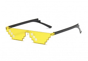 Очки Deal With it золотые (Pixel Crew, 48868)