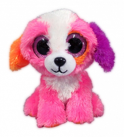Мягкая игрушка – Собака розовая, 15 см 