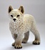 Фигурка - Молодой полярный волк, размер 6 см.  - миниатюра №2