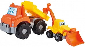 Набор грузовик 38 см и эскаватор-погрузчик 18 см (Ecoiffier, ECO492)