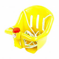 Качели с барьером безопасности и клаксоном желтого цвета (RT, 6410RT)  - миниатюра