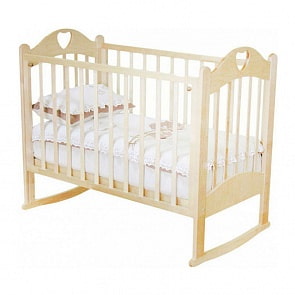 Кровать детская Красная звезда С 635 Любаша, слоновая кость (Красная звезда, КЗ-С 635_слоновая кость)