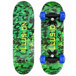 89764 Скейтборд - Illusion, малахит (RT, 6446RT)
