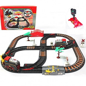 Железная дорога - Останови крушение, 4 стрелки (Yako Toys, 6805L)