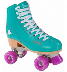 Ролики-квады Hudora Rollschuh Roller Disco, Gr. 39, grün/lila (Hudora, 13185)