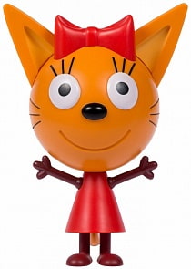 Фигурка пластиковая Три кота – Карамелька, 15 см, со звуком (1Toy, Т16180)