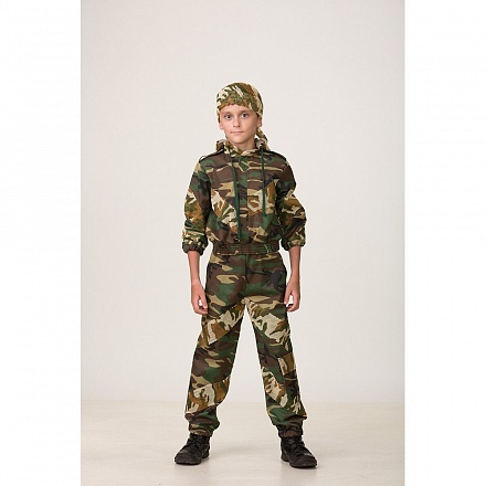 Карнавальный костюм для мальчиков - Спецназ, размер 122-64 