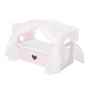 Кроватка с бельевым ящиком из серии Любимая кукла, цвет Мия (Paremo, PFD120-79)