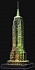 3D пазл - Ночной Эмпайр Стейт Билдинг, 216 элементов  - миниатюра №7