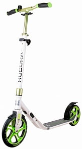 Самокат двухколесный Scooter CLVR 250, цвет бело-зеленый (Hudora, 14830)