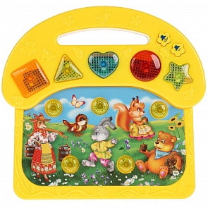 Мультиплеер развивающий, 15 потешек, 5 стихотворений, свет и звук (Умка, HT788-R)