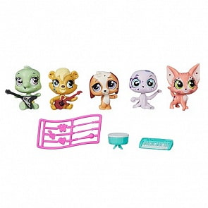 Игровой набор "Музыкальная группа" Littlest Pet Shop (Hasbro, b1427-b0282h)