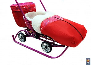 Багажник для санимобиль - красный (RT, 4998RT)