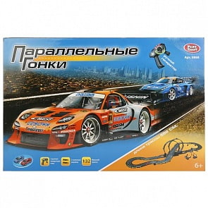 Трек с машинками и ручным генератором, 588 см (Play Smart, A144-H06162sim)