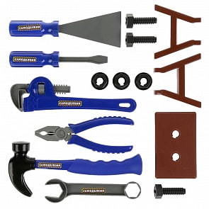 Набор строительных инструментов – Самоделкин. Я могу как папа, с каской (Играем вместе, B1821445-R)