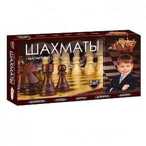 Шахматы магнитные 5 в 1 (Играем вместе, G049-H37020Rsim)
