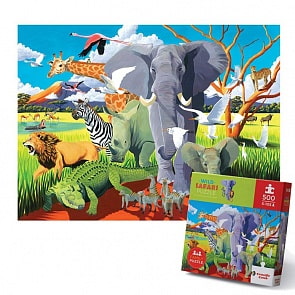 Пазл - Дикое сафари, 500 деталей (Crocodile Creek, 2885-7)