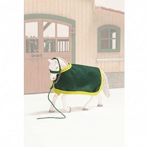 Игровой набор - Попона и недоуздок, зеленый (Schleich, 42119)