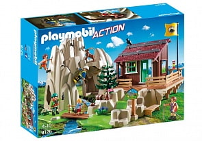 Игровой набор из серии Горноспасательная: Склон и горная хижина (Playmobil, 9126pm)