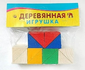 Набор деревянный развивающий - 12 треугольников (Рыжий Кот, НР-0148)