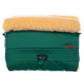 Муфта меховая для коляски Nuovita Alaska Pesco Smeraldo/Изумрудный (Nuovita, NUO-mALAP_2096)