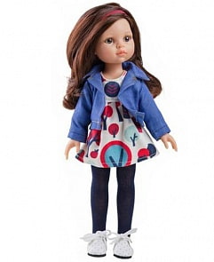 Кукла Кэрол в синем жакете, 32 см. (Paola Reina, 04412_paola)