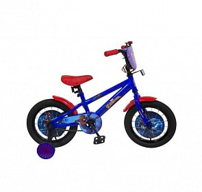 Детский велосипед Marvel Человек-Паук, колеса 14", стальная рама, стальные обода, ножной тормоз, защитная накладка на руле и выносе (Navigator, ВН14185)