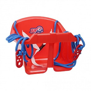 Качели - Технок с барьером безопасности, красные (RT, 5274RT)