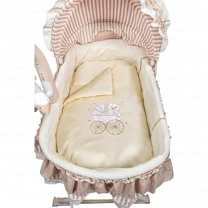 Набор в люльку 6 предметов - Bear Stroller, бежевый (Kids Fashion, УТ-0002173)