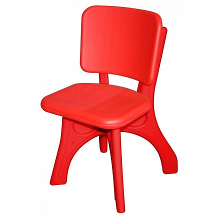 Детский пластиковый стул - Дейзи, красный 