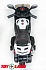 Электромотоцикл ToyLand Minimoto LQ 158 белого цвета  - миниатюра №5