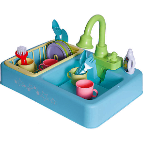 Кухонная раковина с водой и аксессуарами из серии Помогаю Маме, свет и звук (ABtoys, PT-01104)