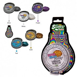 Жвачка для рук Super Brain Putty - Металлик, 5 цветов, 75 грамм (Jocker, 33984)