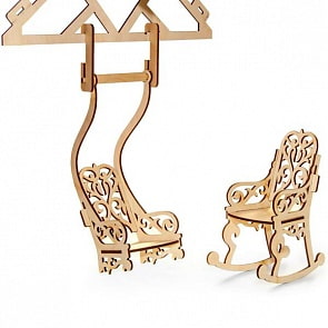 Сборная модель – Качалки для кукол типа Barbie (Теремок, КМБ-6sim)