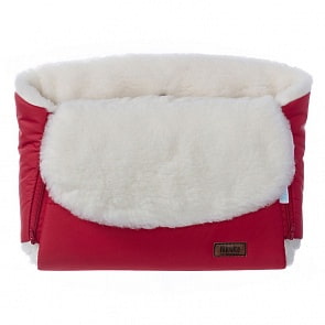 Муфта меховая для коляски Nuovita Vichingo Bianco Rosso/Красный (Nuovita, NUO-mVICB_2171)