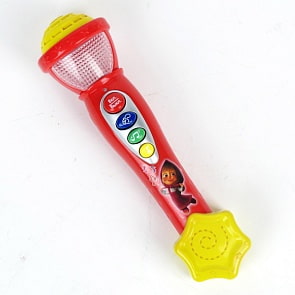 Музыкальный микрофон «Маша и медведь», свет и звук, 5 песен (Играем вместе, 5007-Rsim)