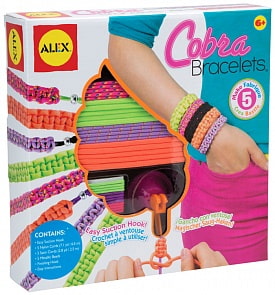 Набор для создания браслетов - Кобра, от 8 лет (Alex, 733C)
