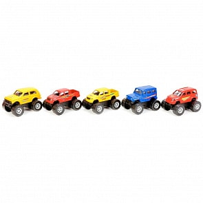 Машина металлическая - Джип Спорт, 7,5 см, большие колеса (Технопарк, SB-17-52-CDUsim)