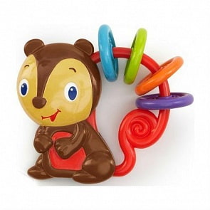 Развивающая игрушка-погремушка «Бельчонок» (Bright Starts, 52071st) 