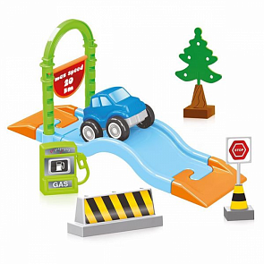 Игровой набор - Мой первый трек с конструктором, 50 элементов (Dolu, DL_5025)